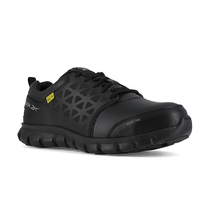 Reebok Work Women's Sublite Cushion Alloy Toe Internal Metatarsal Guard Work Shoe Black - RB460