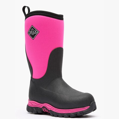 Muck Boot Company Unisex Kids' Rugged II Waterproof Boot Pink/Black - RG2400