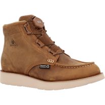 Rocky Men's MonoCrepe Wedge Composite Toe Boa Work Boot Brown - RKK0512