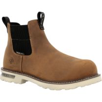 Rocky Men's Grindstone XTR Chelsea Composite Toe Work Boot Brown - RKK0522