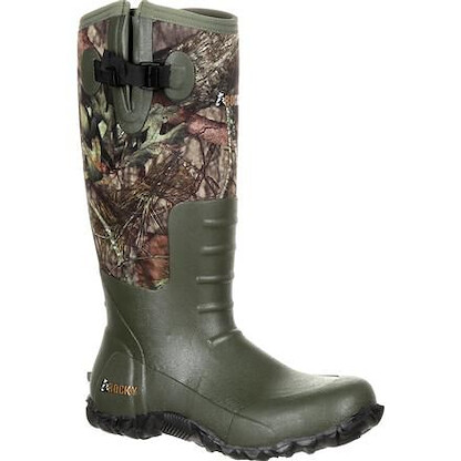 Rocky Men's 16" Sport Pro Rubber Waterproof Outdoor Boot Mossy Oak Break Up Country - RKS0350