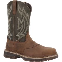 Rocky Men's Ride LTE Carbon Toe Western Boot Brown - RKW0481