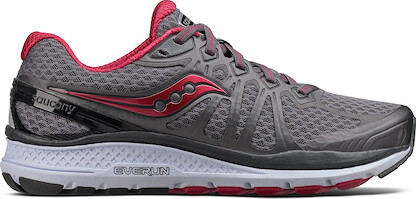 Saucony Women's Echelon 6 Running Shoe Grey/Pink - S10384-1