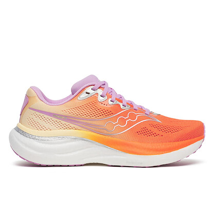 Saucony Women's Ride 19 Fire/Orchid Running Shoes - S11055-126