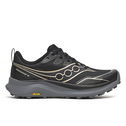 Saucony Women's Peregrine 16 Trail Running Shoe Black/Carbon - S11066-100