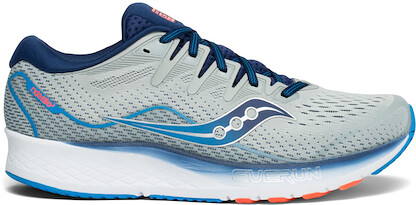 Saucony Men's Ride ISO 2 Running Shoe Grey/Blue - S20514-1