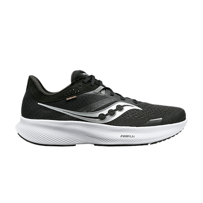 Saucony Men's Ride 16 Wide Running Shoe Black/White - S20831-05