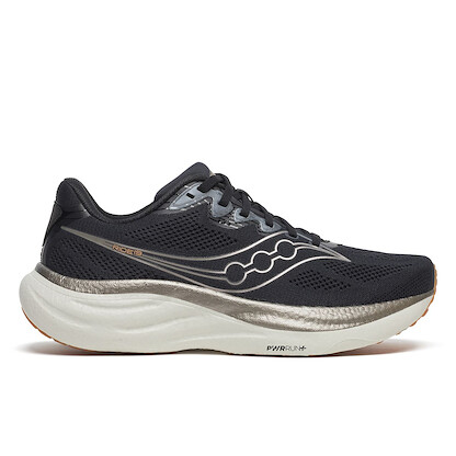 Saucony Men's Ride 19 Black/Pewter Running Shoes - S21055-145