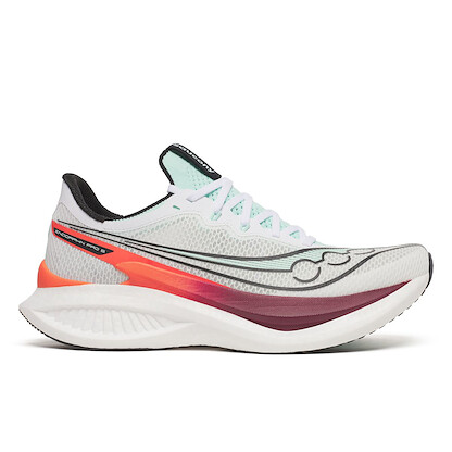 Saucony Men's Endorphin Pro 5 White/Crimson Running Shoes - S21064-172