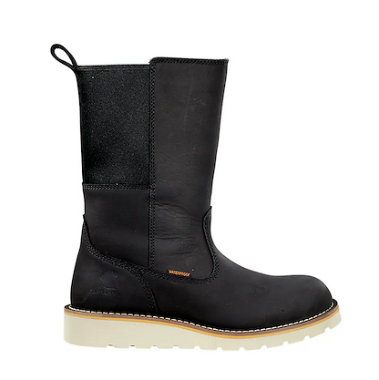 Carhartt Women's 10" Wellington Waterproof Soft Toe Wedge Boot Black - FW1031-W