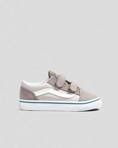 VANS Unisex Toddlers' Old Skool V Shoe Two-Tone Driftwood - VN000CPZD3Y