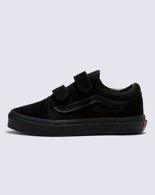 VANS Kids Old Skool V Shoe Black/Black - VN000VHEENR