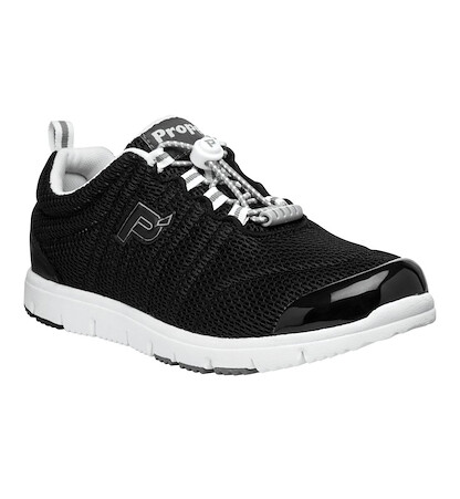 Propet Women's TravelWalker® II Walking Shoe Black Mesh - W3239BM