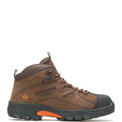 WOLVERINE Men's Hudson Steel Toe Work Boot Dark Brown/Black - W02194