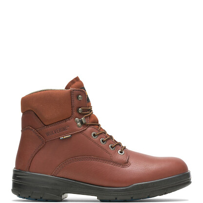 WOLVERINE Men's 6" DuraShocks® SR Direct-Attach Soft Toe Work Boot Brown - W03122