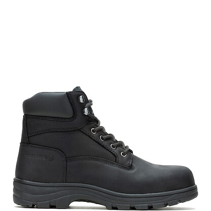 WOLVERINE Men's 6" Carlsbad Steel Toe Work Boot Black - W231127