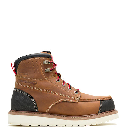 WOLVERINE Men's 6" Loader II FT Soft Toe EH Hyperrrest Work Boot Trail - W260015