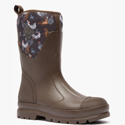 Muck Boot Company Women's Chore Classic Mid Waterproof Outdoor Boot Brown - WCHM9CK