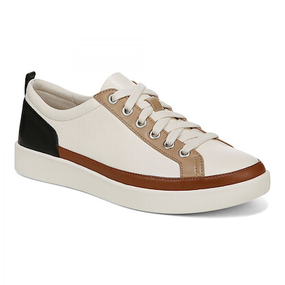 Vionic Women's Winny Sneaker Ivory/Black Leather - H7773LH104