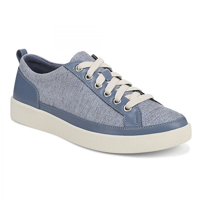 Vionic Women's Winny Sneaker Pacific Blue Denim Canvas - J8483F5400
