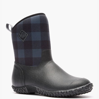 Muck Boot Company Women's Muckster II Mid Waterproof Boot Gray Plaid - WM21PLD