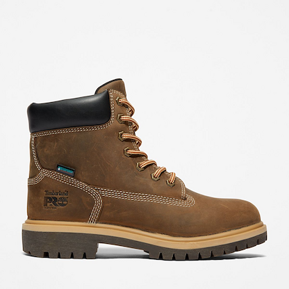 Timberland PRO Women's 6" Direct Attach Soft Toe Insulated Waterproof Work Boot Turkish Coffee - TB1A2R2A214