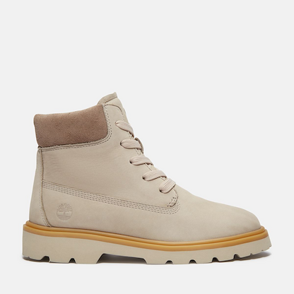 Timberland Women's Rowan Way Lace Up Boot Light Taupe Nubuck - TB0A42F8EO2