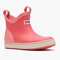 XTRATUF Unisex Big Kids Ankle Deck Boot Coral - XKAB401Y