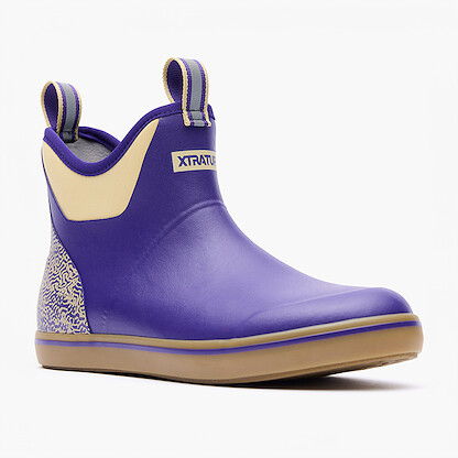 XTRATUF Men’s 6” Tailgate Ankle Deck Boot Purple - XMABT500