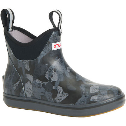 XTRATUF Women's 6" Ankle Deck Boot Black Camo - XWAB002