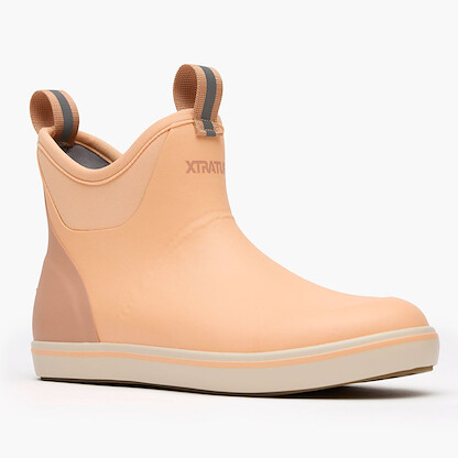 XTRATUF Women's Ankle Deck Boot Peach Fuzz - XWAB700
