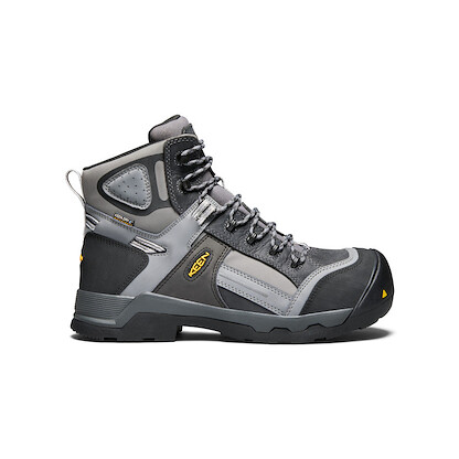 KEEN Utility Men's 6" Davenport Composite Toe Insulated Waterproof Work Boot Magnet/Steel Grey - 1017804