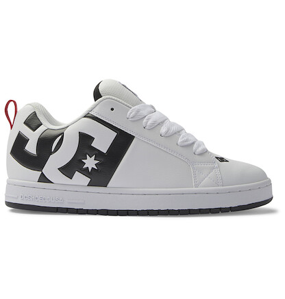 DC Shoes Men's Court Graffik SQ Shoes White/Black/Black - ADYS100442-WLK