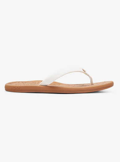 ROXY Women's Vickie Flip Flop White - ARJL100849-WHT
