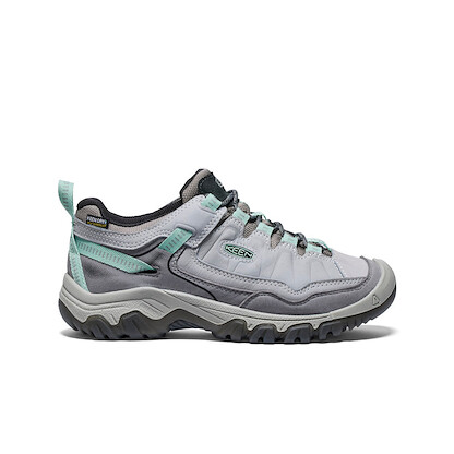 KEEN Women's Targhee IV Low Height Waterproof Wide Hiking Shoe Alloy/Granite Green - 1031325