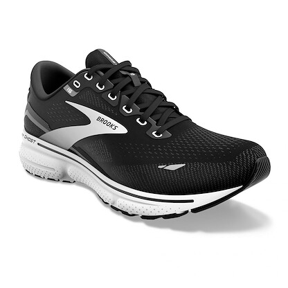Brooks Women's Ghost 15 Running Shoe Black/Blackened Pearl/White - 120380-012