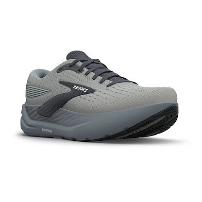Brooks Men’s Ghost Max 3 Running Shoe Primer Grey/Ebony - 110464-069