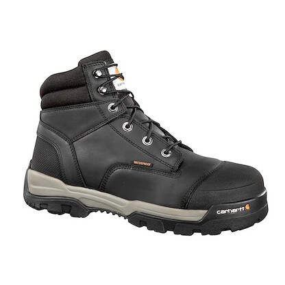 Carhartt Men's 6" Ground Force Composite Toe Waterproof Work Boots Black - CME6351
