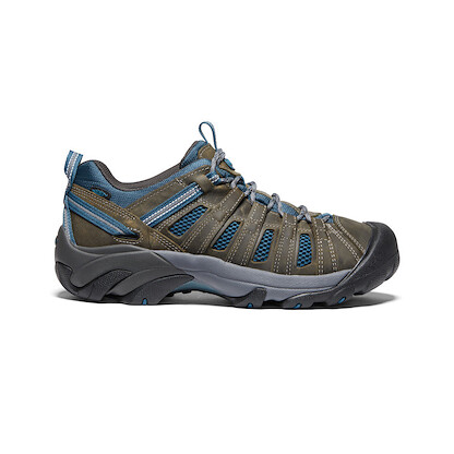 KEEN Men's Voyageur Hiking Shoe Alcatraz/Legion Blue - 1018937