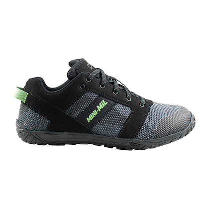Belleville Boots Men's Mini-Mil Barefoot Activity Shoe Black/Mint Green - MM001