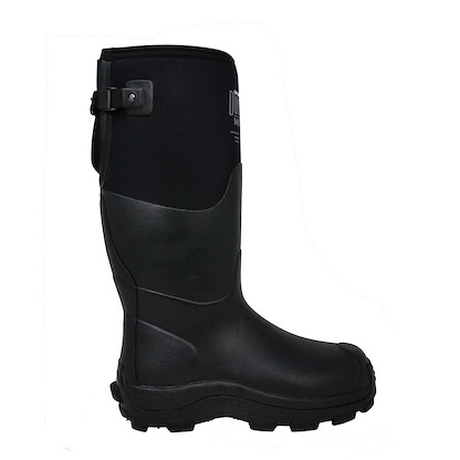 Dryshod Men's DungHo Max Gusset Extreme-Cold Conditions Waterproof Barnyard Boot Black - DHMG-MH