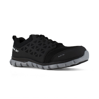 REEBOK WORK Men's Sublite Cushion Alloy Toe Work Shoe Black - RB4041