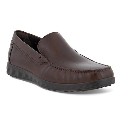 ECCO Men's S Lite Moc Slip-On Moccasin Cocoa Brown Leather - 54051401482