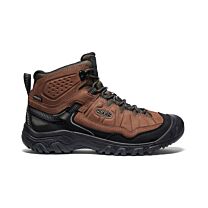 KEEN Men's Targhee IV Mid Wide Waterproof Hiking Shoe Bison/Black - 1029002