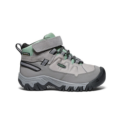 KEEN Kid's Targhee IV Waterproof Hiking Boot Allow/Granite Green - 1029613