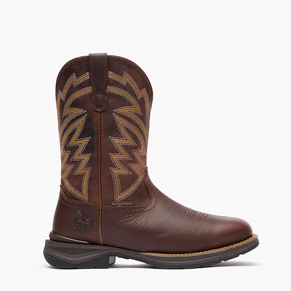 Georgia Boot Aero LT Square Toe 11" Pull-On Western Boot Brown - GB00751