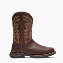 Georgia Boot Aero LT Square Toe 11" Pull-On Western Boot Carbon Toe Brown - GB00752