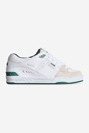 Globe Men's Fusion Skate Shoe White/Green - GBFUS-11026