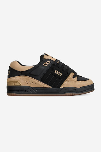 Globe Men's Fusion Skate Shoe Black/Dune - GBFUS-20639