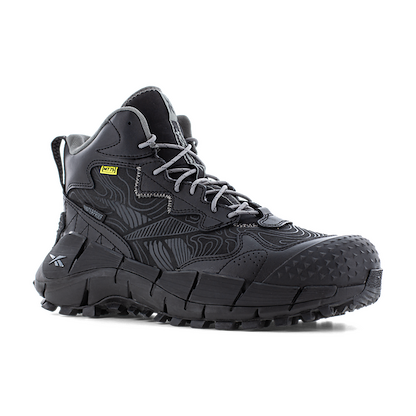 Reebok Work Men's 6" Zig Kinetica Edge II Internal Met Gaurd Waterproof  Composite Toe Work Shoe Black - RB3022